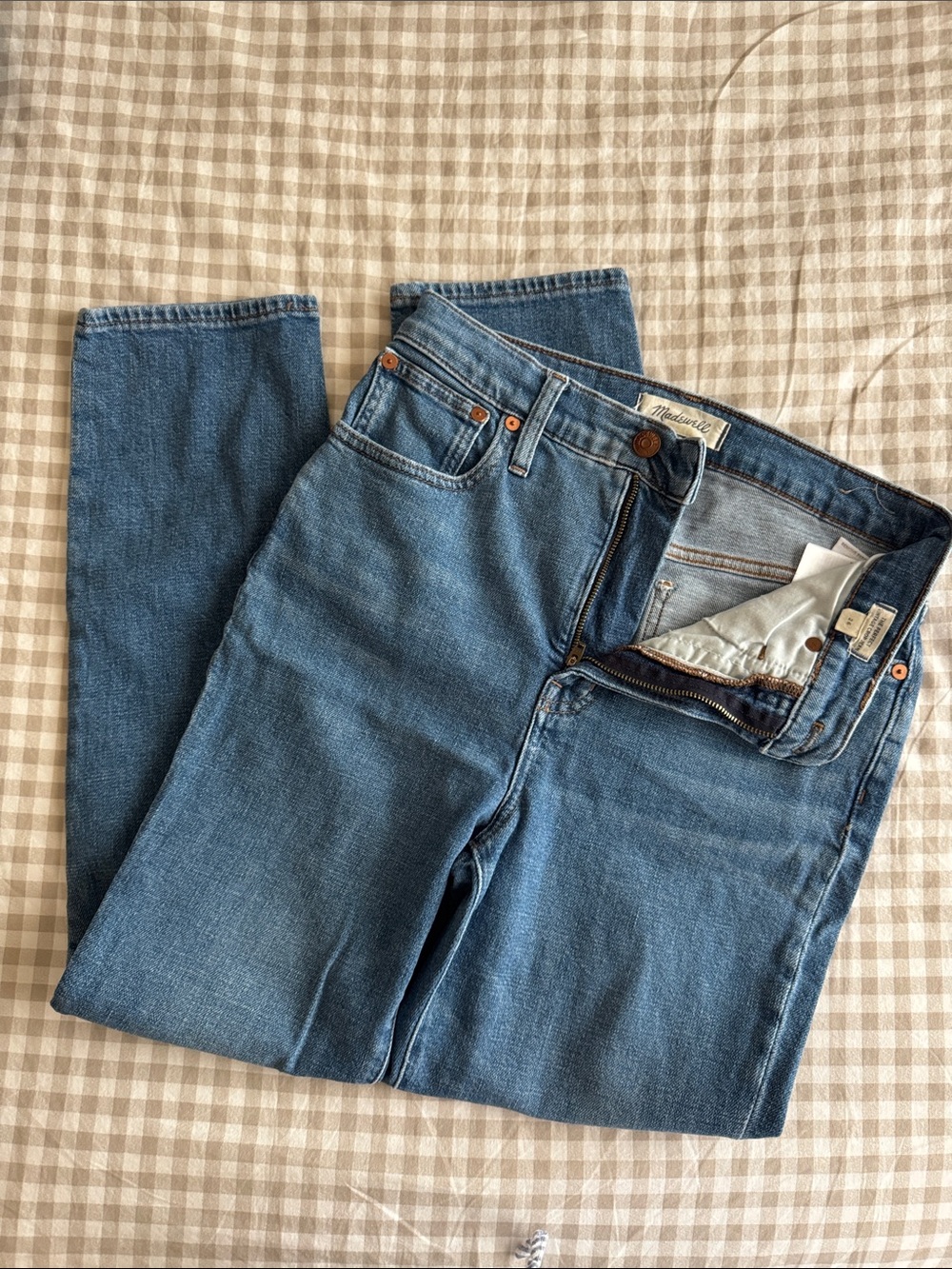 Madewell perfect vintage crop Jean
